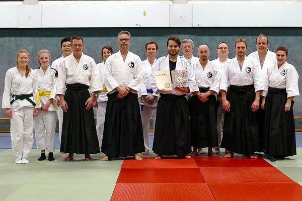 Gruppenmbild Aikido-Abteilung