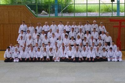 Internationaler Pfingstlehrgang in Heidenheim mit Gabriel Horsch 4. Dan Aikido Mai 2015