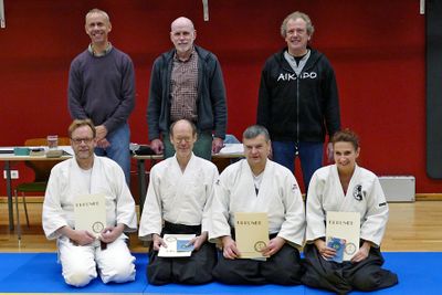 Prüfung zum 3.Dan Aikido von Heike Mercsak in Hamburg am 10.10.2015